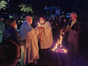 Lumen Christi - Osternachtsfeier mit ukrainischer Tradition (Foto: Elisabetha Rößler)